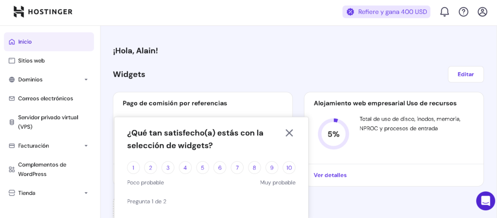 hpanel hostinger  El Hosting Rápido Seguro y Asequible